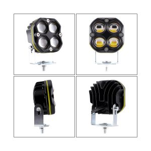 Four Lens Demon Eye Led Work Light 05 Demon Clover Views Product view collage for four-lens demon eye LED work light