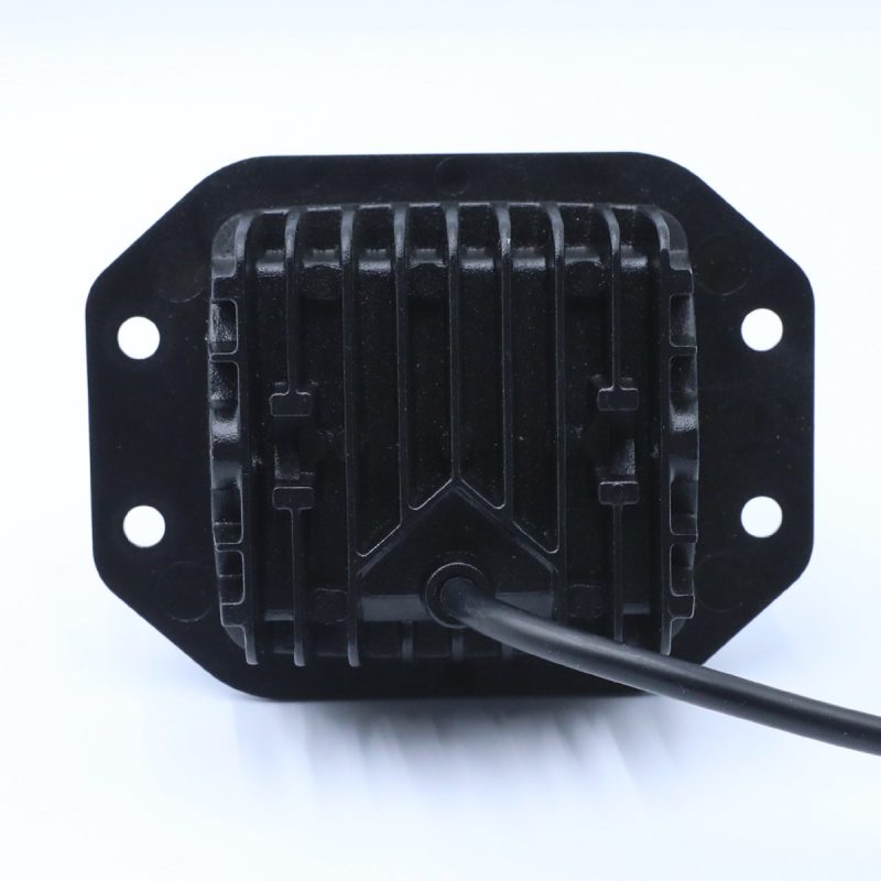 Four Lens Embedded Led Projector Fog Light Rear Heat Sink Rear heat-sink housing and wiring reference.