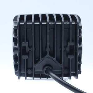 Gz01 Square Projector Led Auxiliary Light Rear Heat Sink Rear heat-sink housing and wiring reference for installation checks.