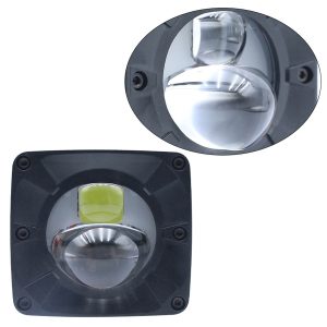 Gz01 Square Projector Led Auxiliary Light Yellow White Lens Detail Yellow-white lens detail reference from the supplied GZ01 image set.