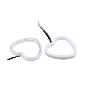 Heart Shape Rgb Angel Eye Halo Ring Kit 03 Heart Shape Rgb Angel Eye Halo Ring Kit 03 Heart Shape RGB Angel Eye Halo Ring Kit side or wiring reference