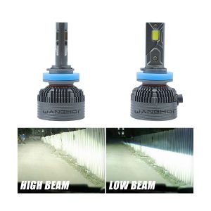 Beam reference for integrated LED headlight bulb pair