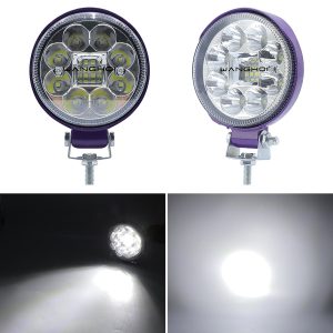 Hy 2301A Small Sun Round Motorcycle Led Work Light Beam Effect Beam effect reference from the supplied product folder.