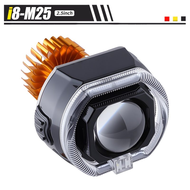I8 M25 M30 Led Square 5D Built In Projector Headlight 01 I8 M25 M30 Projector Main i8-M25 i8-M30 LED Square 5D Built-In Projector Headlight