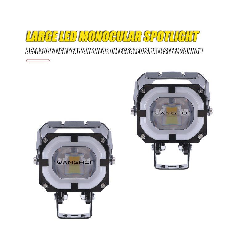 Large Single Eye Angel Ring Led Spotlight 01 Single Eye Spotlight Pair Large Single-Eye Angel Ring LED Spotlight