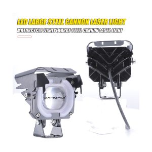 Large Steel Cannon Laser Led Work Light 04 Large Steel Cannon Laser Led Work Light 04 Large Steel Cannon Laser LED Work Light rear wiring reference