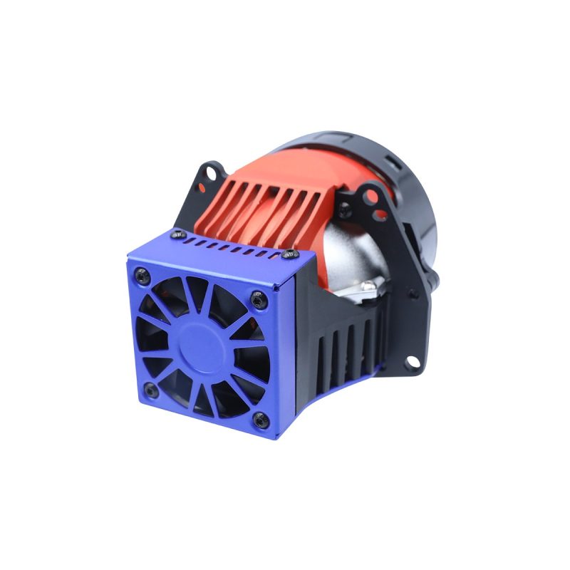 Laser Lens Double Direct Led Headlight Projector 03 Laser Lens Rear Fan Laser lens double direct LED headlight projector rear fan housing