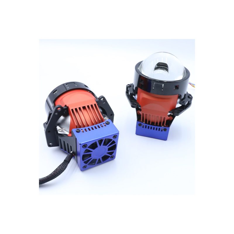 Laser Lens Double Direct Led Headlight Projector 05 Laser Lens Kit Laser lens double direct LED headlight projector kit view