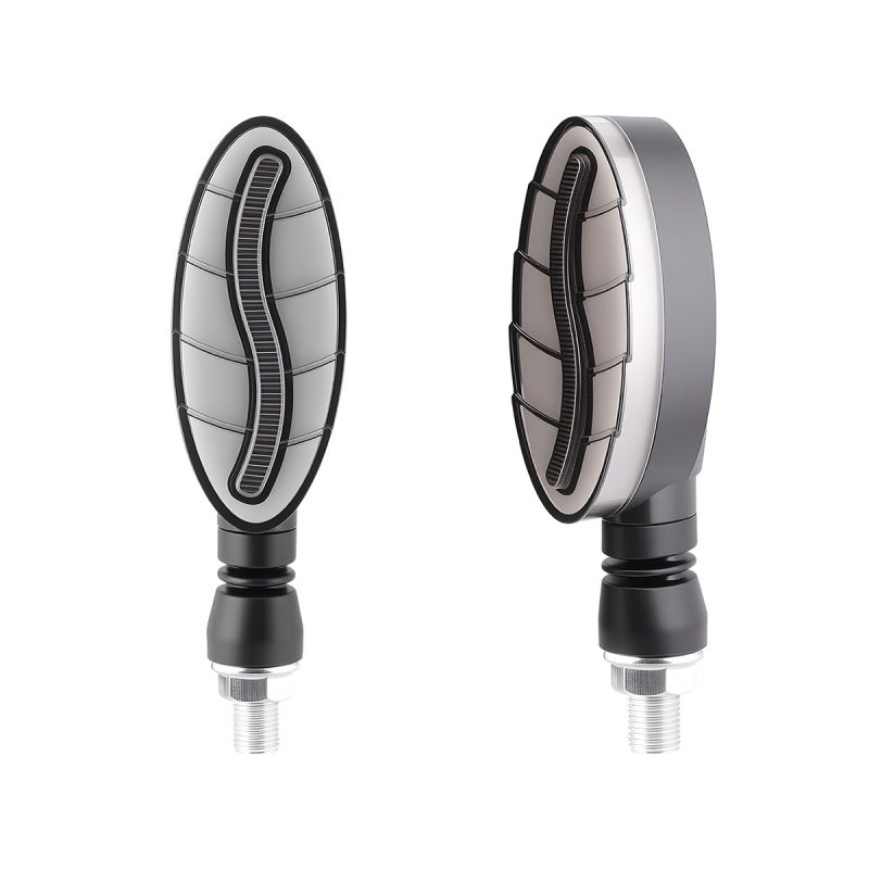Leaf Bar Motorcycle Led Drl Turn Signal 04 Leaf Bar Motorcycle Led Drl Turn Signal 04 Leaf-Bar Motorcycle LED DRL Turn Signal Pair multi-view product reference