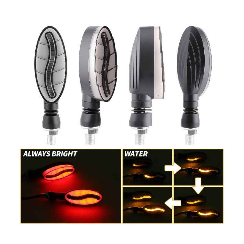 Leaf Bar Motorcycle Led Drl Turn Signal 05 Leaf Bar Motorcycle Led Drl Turn Signal 05 Leaf-Bar Motorcycle LED DRL Turn Signal Pair effect reference