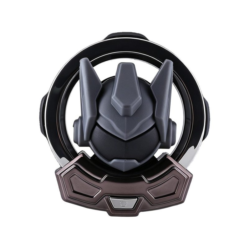 Clean product view of the mecha-style LED car aromatherapy ambient light.