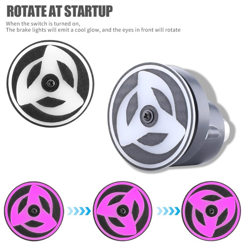 Led Kaleidoscope Motorcycle Flashing Brake Light Startup Rotation Startup rotation effect reference from the supplied source image.