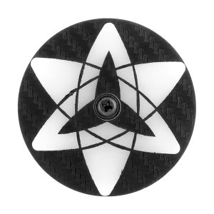 Led Six Leaf Motorcycle Flashing Brake Light Front Pattern Front pattern close-up showing the six-leaf decorative face.