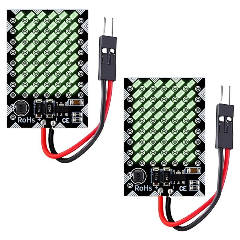 Led48 48 Smd Car Interior Reading Light Board Green Reference Green color reference from the supplied LED48 product images.