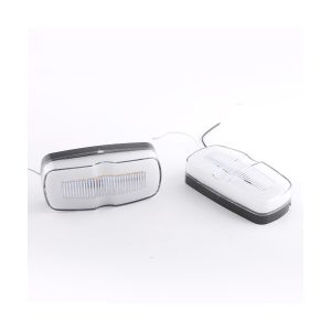 Light-guide rectangular LED warning light white option