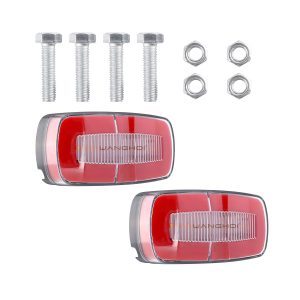 Light-guide rectangular LED warning light red hardware reference
