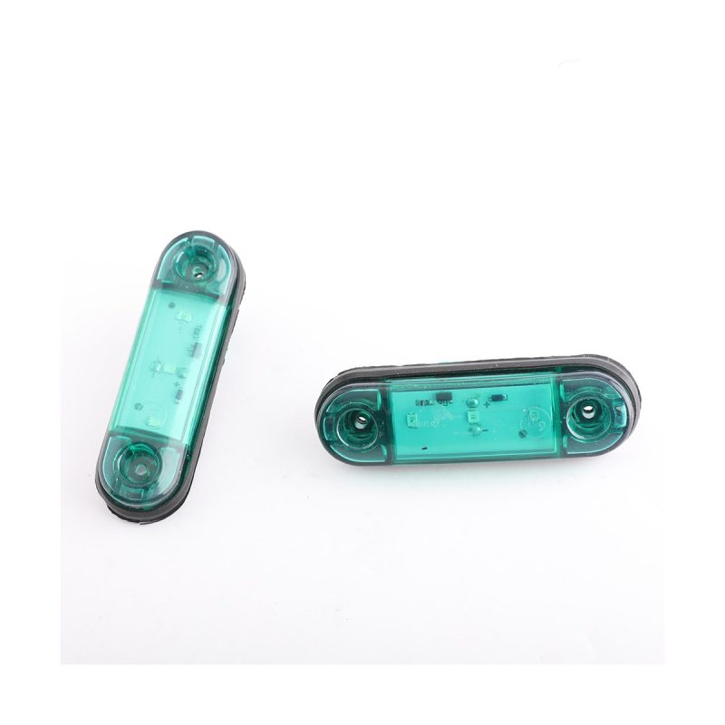 Long Led Side Marker Light White Green Options 04 Long Side Green View Long LED side marker light green angle view
