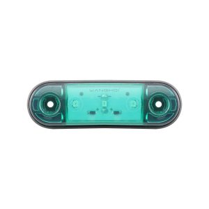 Long Led Side Marker Light White Green Options 05 Long Side Green Front Long LED side marker light green front view