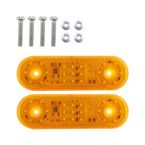 Long oval LED width indicator amber hardware reference
