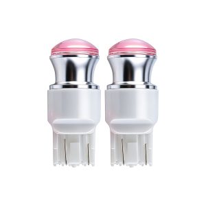 Low dome 7443 wedge LED brake position bulb pair