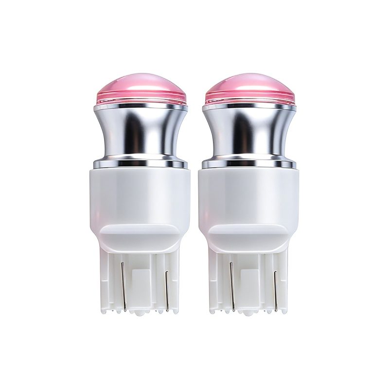 Low dome 7443 wedge LED brake position bulb pair