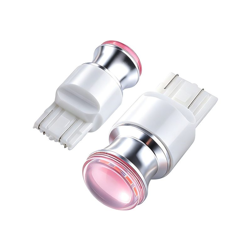 Low dome 7443 wedge LED brake position bulb angle view