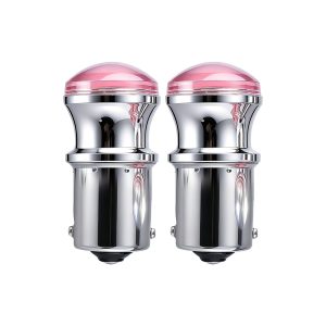 Low dome 1156 BA style LED brake position bulb pair