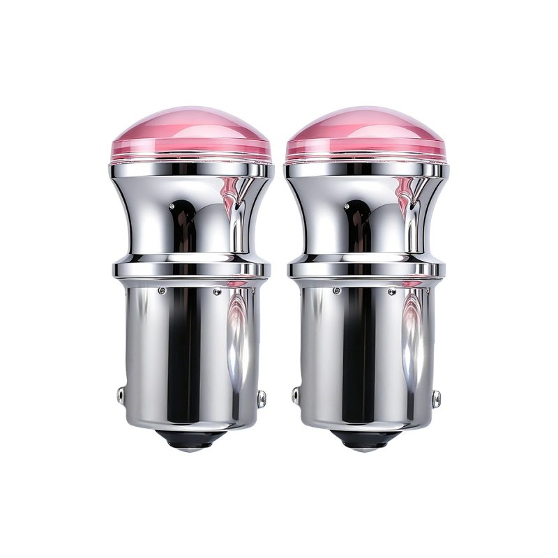Low dome 1156 BA style LED brake position bulb pair