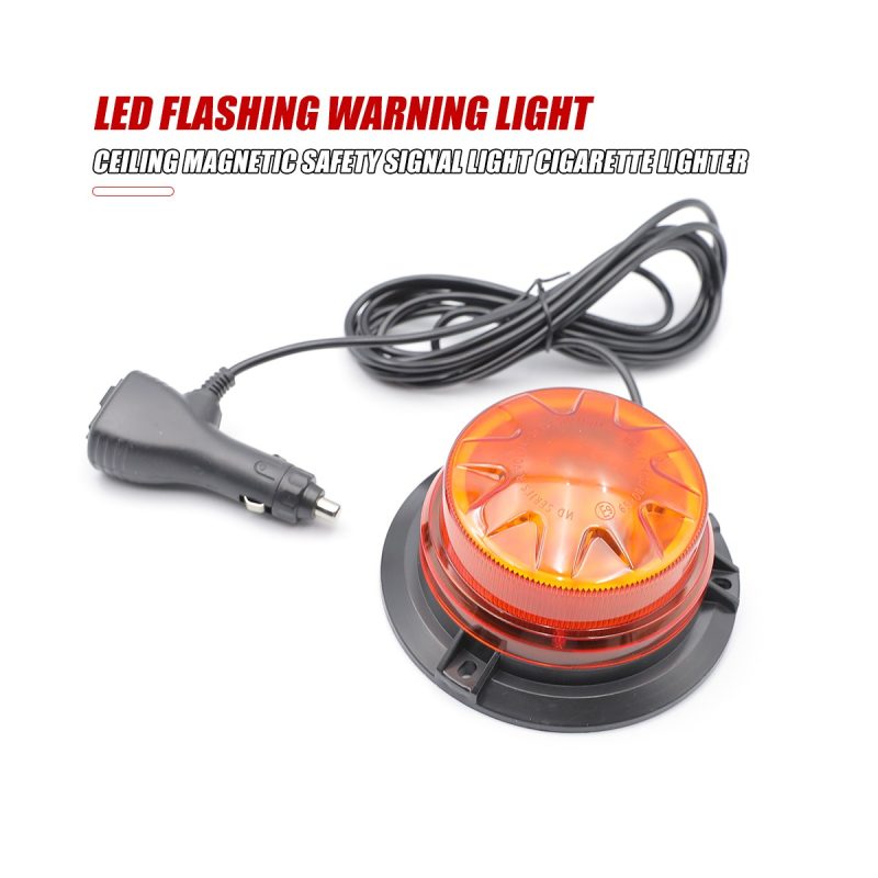 Low Profile Round Led Beacon Warning Light Color Options 04 Low Round Beacon Clean Power Cable Power cable reference for low-profile round LED beacon warning light