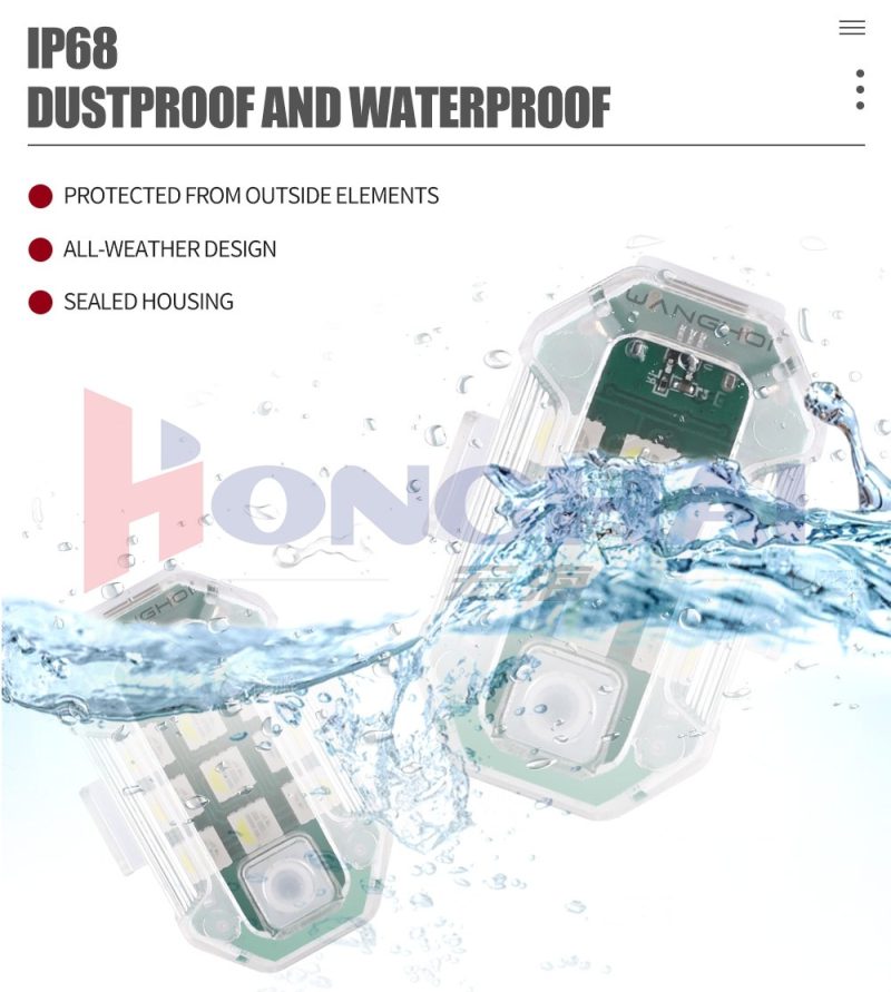 IP68 waterproof source reference; confirm final test basis before quotation.