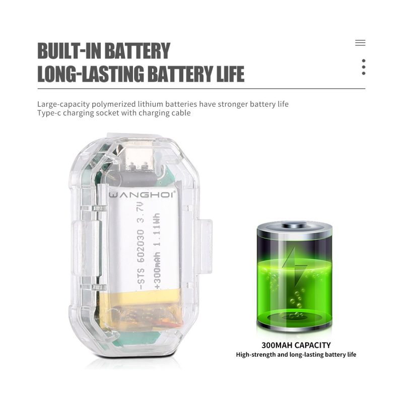 Mini Clip On Led Flashing Warning Light Color Options 05 Mini Clip Warning Battery Battery reference for mini clip-on LED flashing warning light