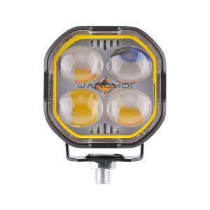 Mini four-leaf clover LED spotlight front view
