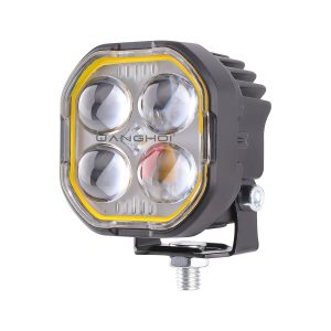 Angle view of mini four-leaf clover LED spotlight