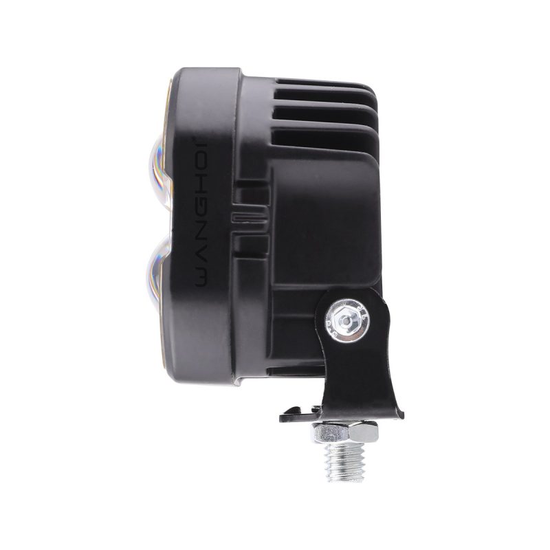 Side view of mini four-leaf clover LED spotlight