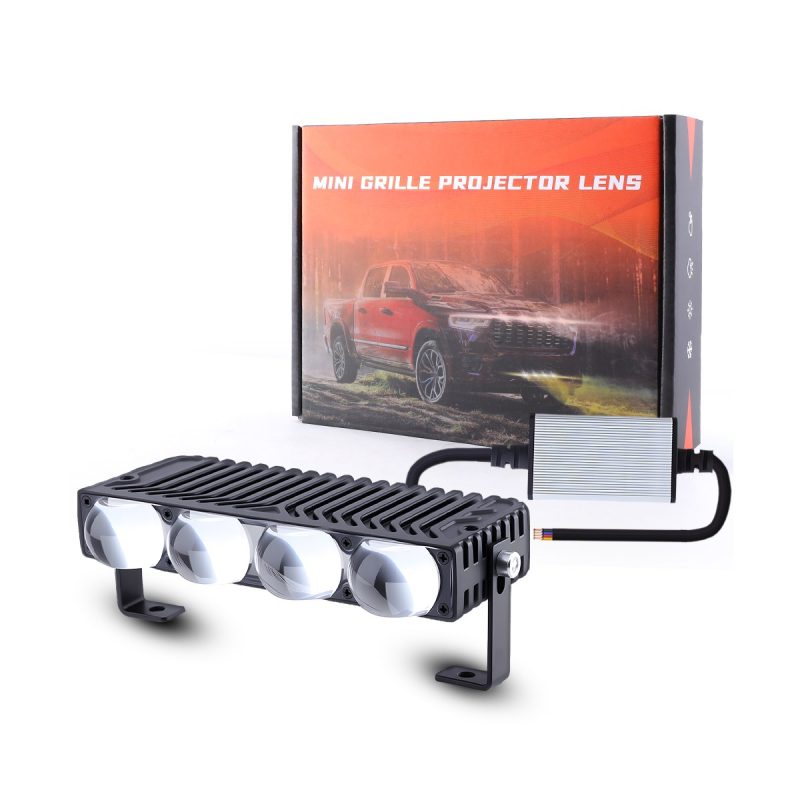 Mini Grille Projector Lens Light 1 2 4 Bead Series 06 Mini Grille Package Mini grille projector lens light package reference