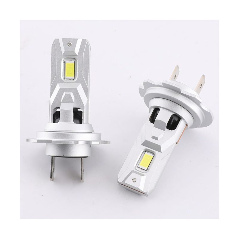 Mini Led Headlight Bulb Socket Options H1 H3 H7 H11 9006 02 Mini Headlight H7 Side Mini LED headlight bulb H7 side view