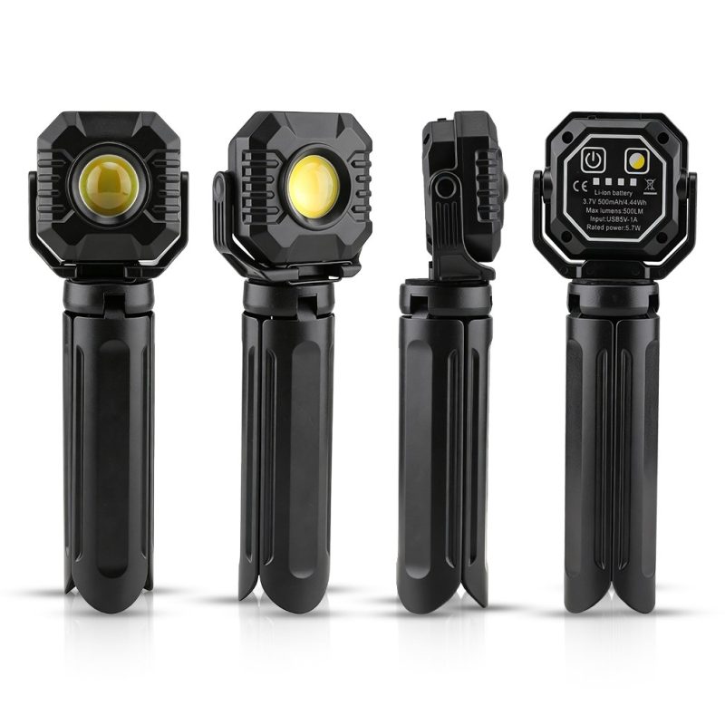 Mini Magnetic Cob Led Work Light Multi Angle Multi-angle view showing front, angled, side, and rear references.