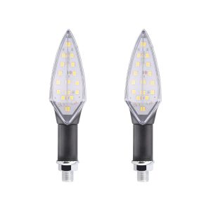 Motorcycle Ac Flow Led Turn Signal Shape Options 01 Ac Flow 0101 Pair AC-0101 motorcycle flow LED turn signal pair