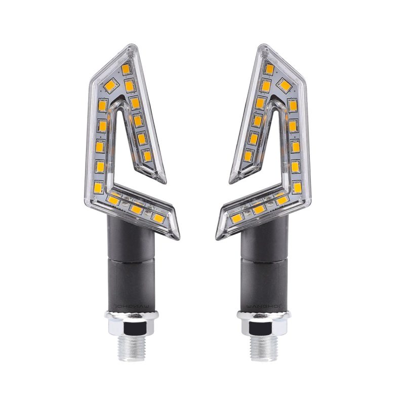 Motorcycle Ac Flow Led Turn Signal Shape Options 02 Ac Flow 0270 Pair AC-0270 motorcycle flow LED turn signal pair
