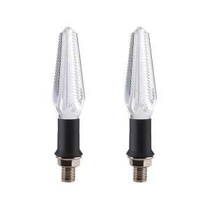 Motorcycle Ac Series Led Drl Turn Signal Light Options 06 Ac Series Drl Clear Oval Clear oval pair reference for motorcycle AC-series LED DRL turn signal