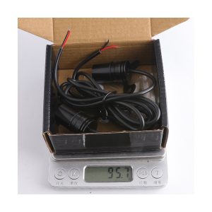 Motorcycle Angel Wing Projection Led Light Packing Weight Packing reference showing paired lamps in box and 95.7g weight reference.