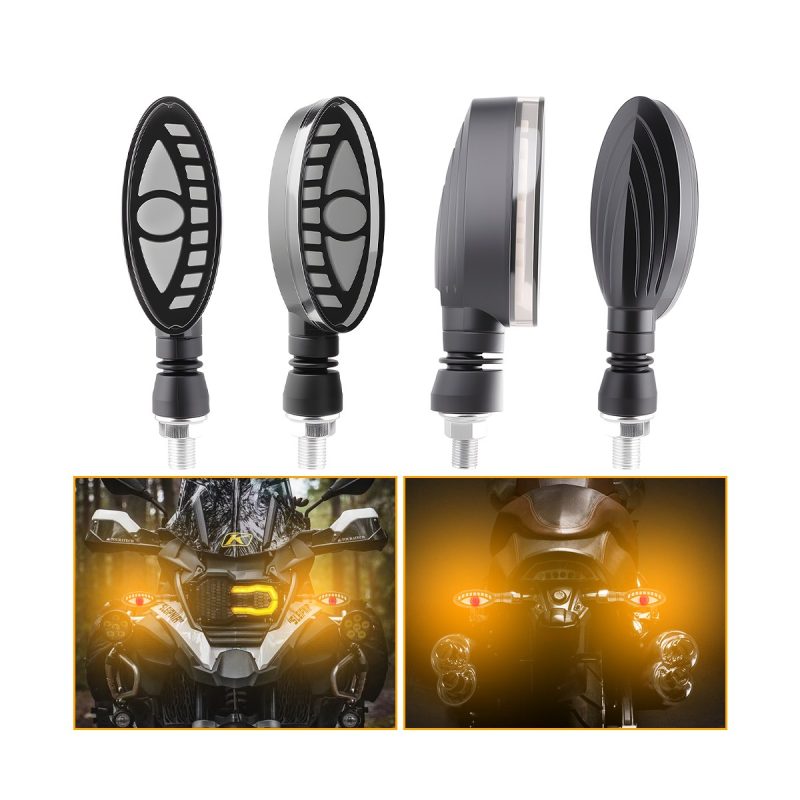 Motorcycle Led Daytime Running Turn Signal Shape Options 04 Moto Turn Leaf Views Motorcycle LED daytime running turn signal leaf style options