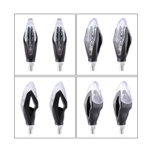 Motorcycle Led Daytime Running Turn Signal Shape Options 06 Moto Turn Diamond Views Motorcycle LED daytime running turn signal diamond style options