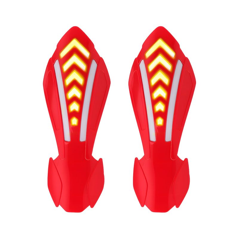 Motorcycle Led Handguard Warning Light Pair 01 Moto Handguard Front Pair Motorcycle LED Handguard Warning Light Pair