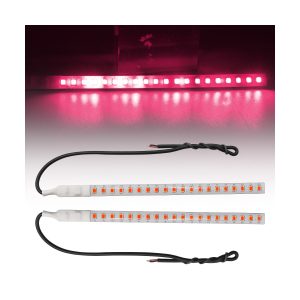 Motorcycle Led License Plate Tail Turn Signal Strip Series 06 Moto Plate Red Motorcycle LED license plate tail turn signal strip red effect