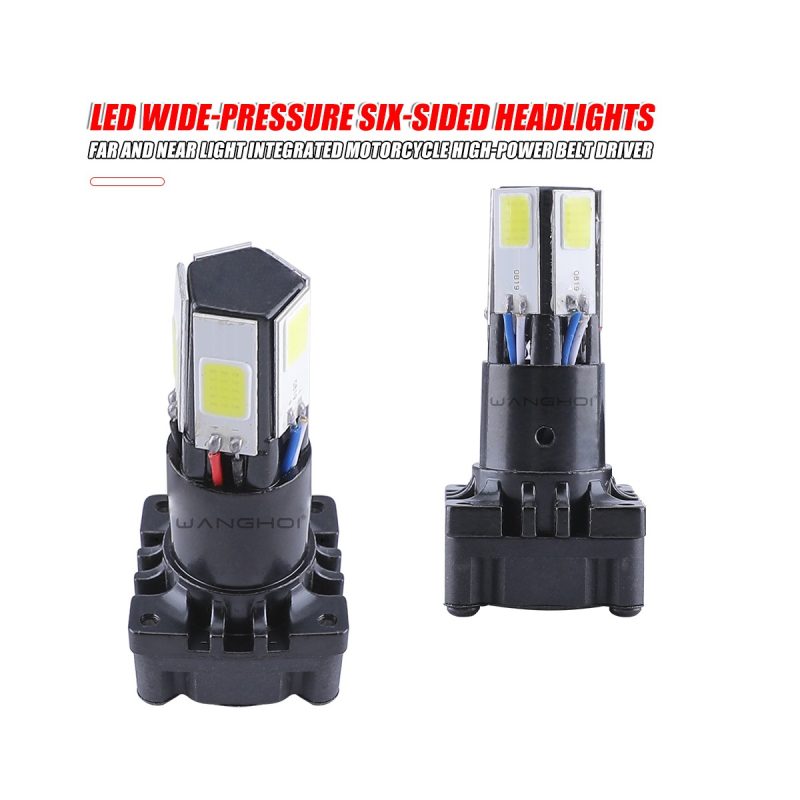 Multi Sided Wide Voltage Led Headlight Bulb Series 01 Multi Side Bulb Five Pair Multi-Sided Wide-Voltage LED Headlight Bulb Series