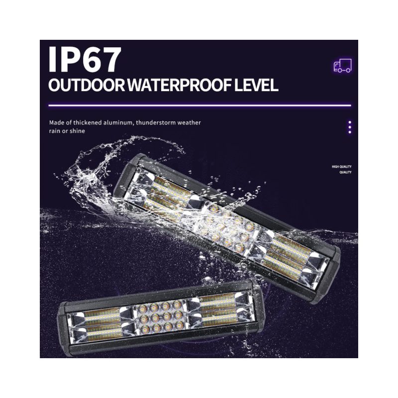 Waterproof source graphic with IP67 wording; confirm test basis before quotation.