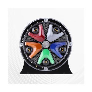 Multicolor LED strobe warning light front view