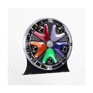 Multicolor LED strobe warning light angle view