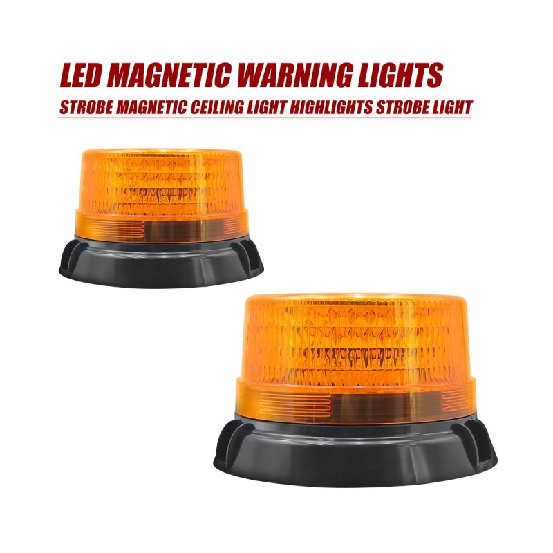 Multicolor Magnetic Led Beacon Warning Light 04 Multi Beacon Amber Multicolor magnetic LED beacon warning light amber lens option